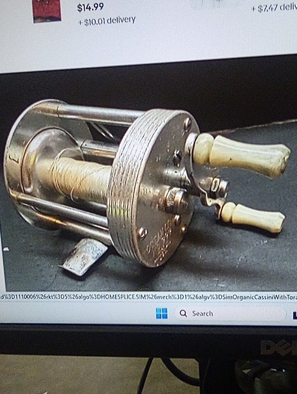 Ocean City Salt Water Reels Vintage Design, Casting Reel In Box With Manual.